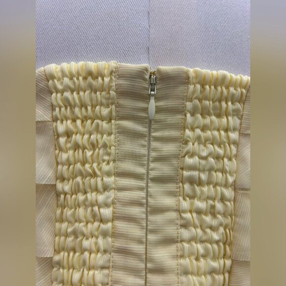 AJE. Allairie strapless ruffled shirred faille gown - Picture 13 of 16